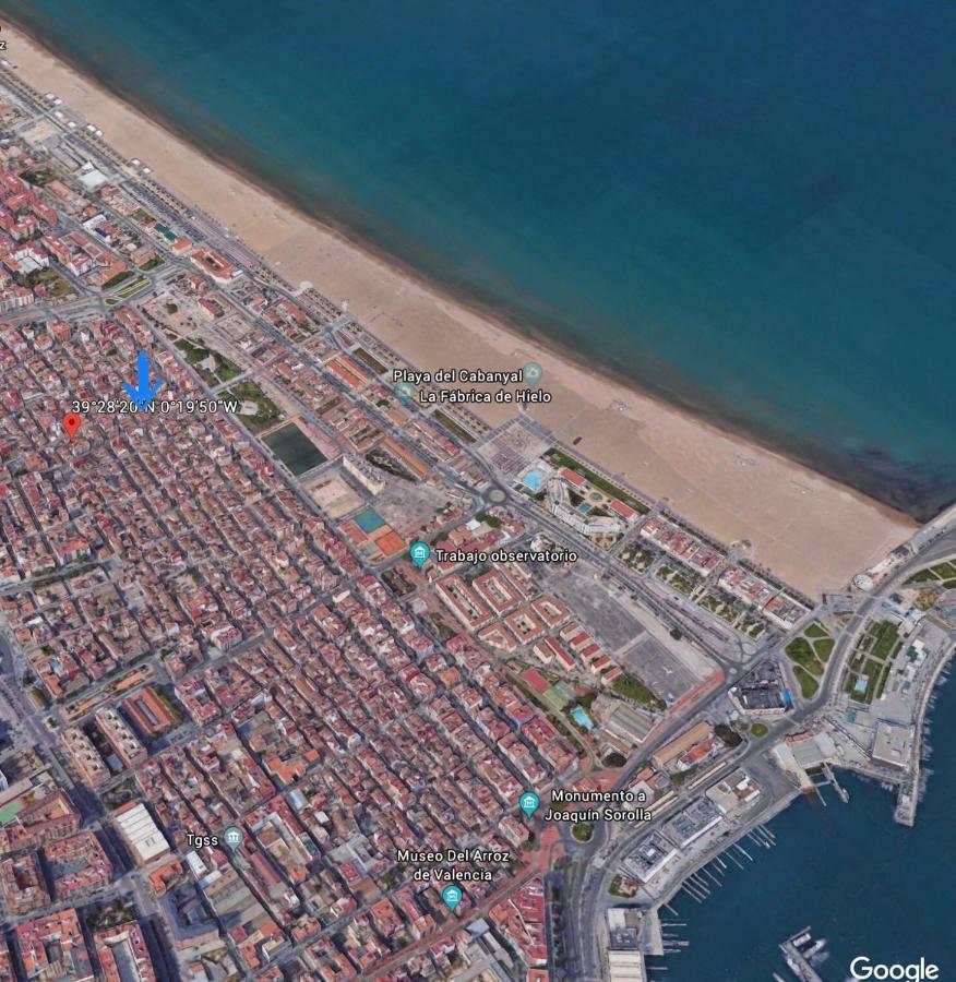La Casita Azul De La Playa Apartment Valencia Exterior photo